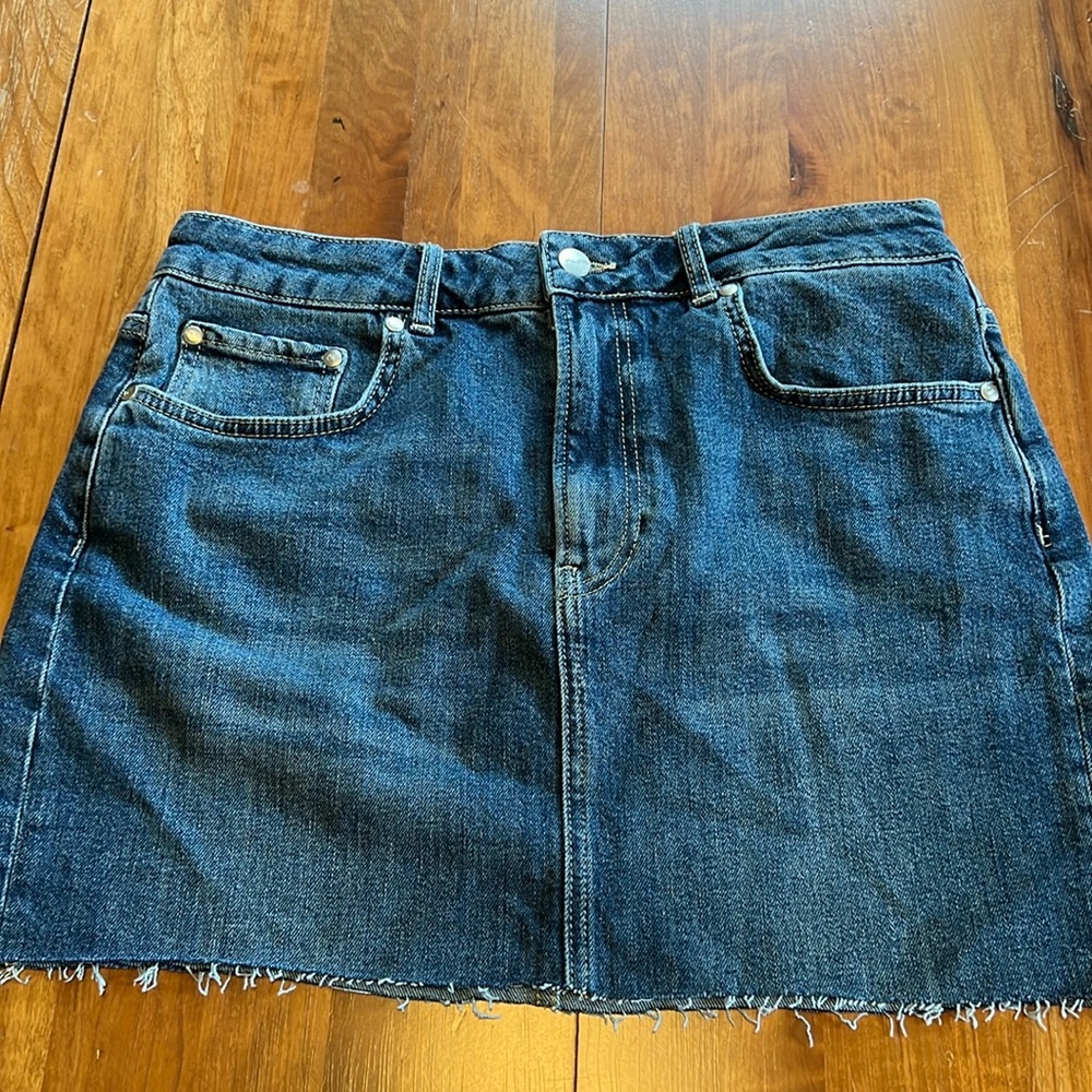 Pilcro denim skirt